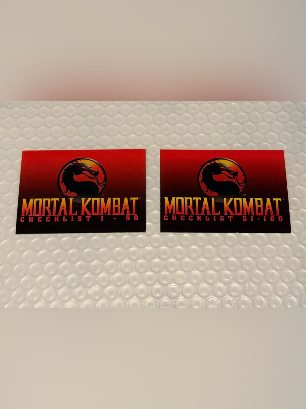 1994 Classic Games Mortal Kombat Series 1 Complete 100 Card Base Set w/7 LE card - Picture 4 of 11